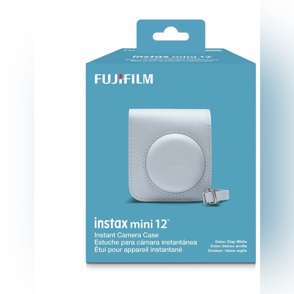 Fujifilm Instax Mini 12 Instant Camera Case in Clay White